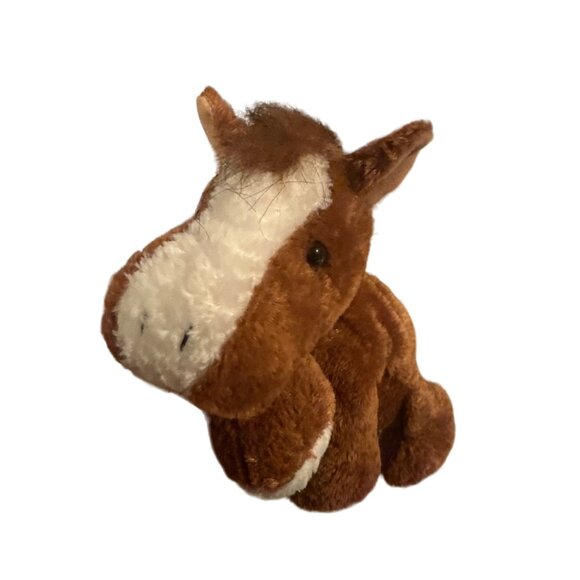 Mary Meyer Horse Plush 1999 Vintage Stuffed Animal Soft Brown floppy - Picture 2 of 6